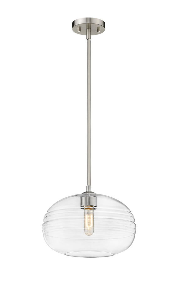 Harmony 1 Light Pendant in Brushed Nickel Finish