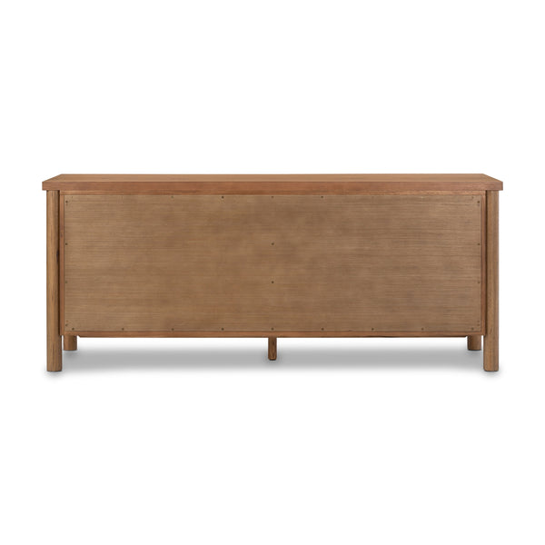 Roark 6 Drawer Dresser In Amber Oak Veneer