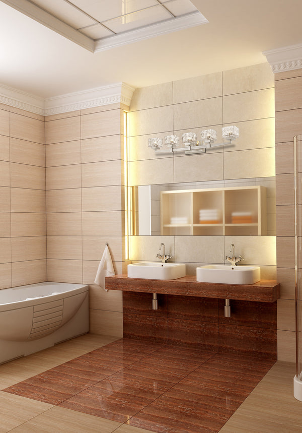 Rubicon 5 Light Vanity in Brushed Nickel Finish