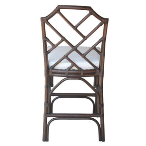 Kara Rattan Counter Stool In Paloma Brown 