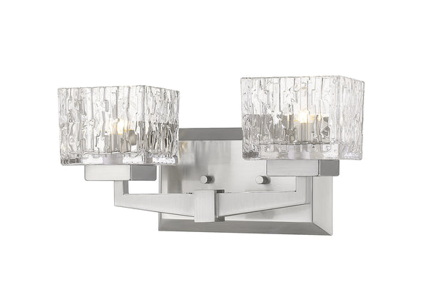 Rubicon 2 Light Vanity in Brushed Nickel Finish