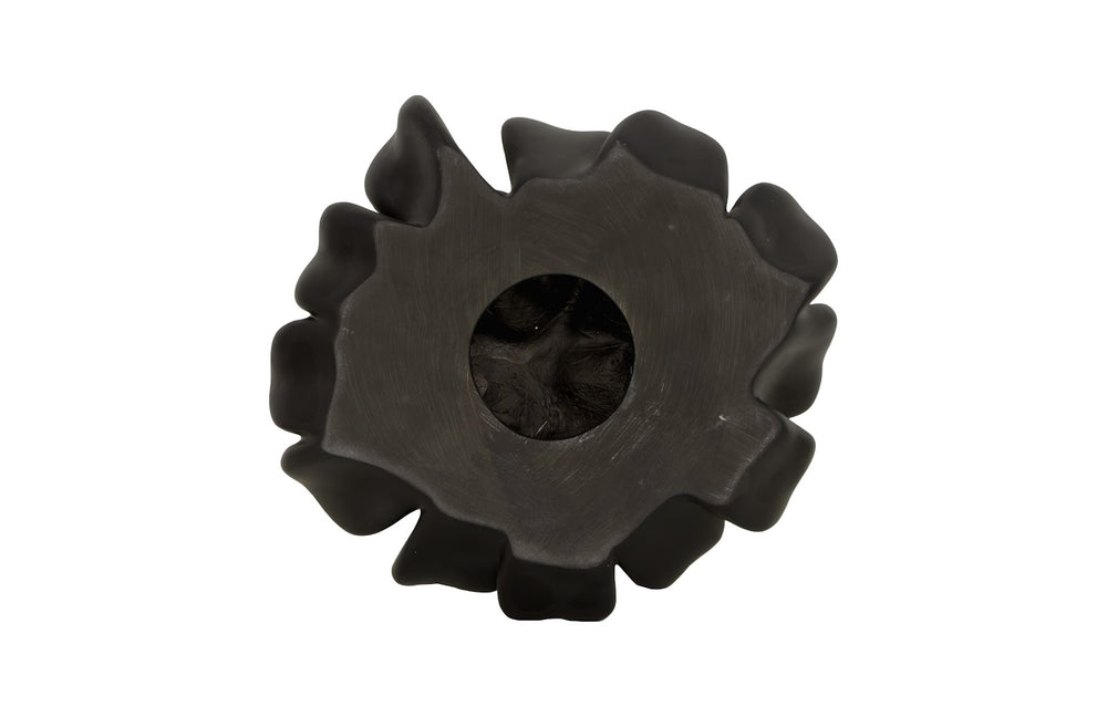 Topsy Turvy Succulent Wall Art, Smallooth Matte Black