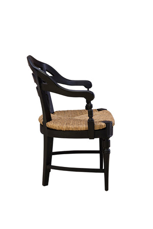 Black Maverick Arm Chair