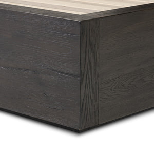 Leo King Bed - Smoked Black