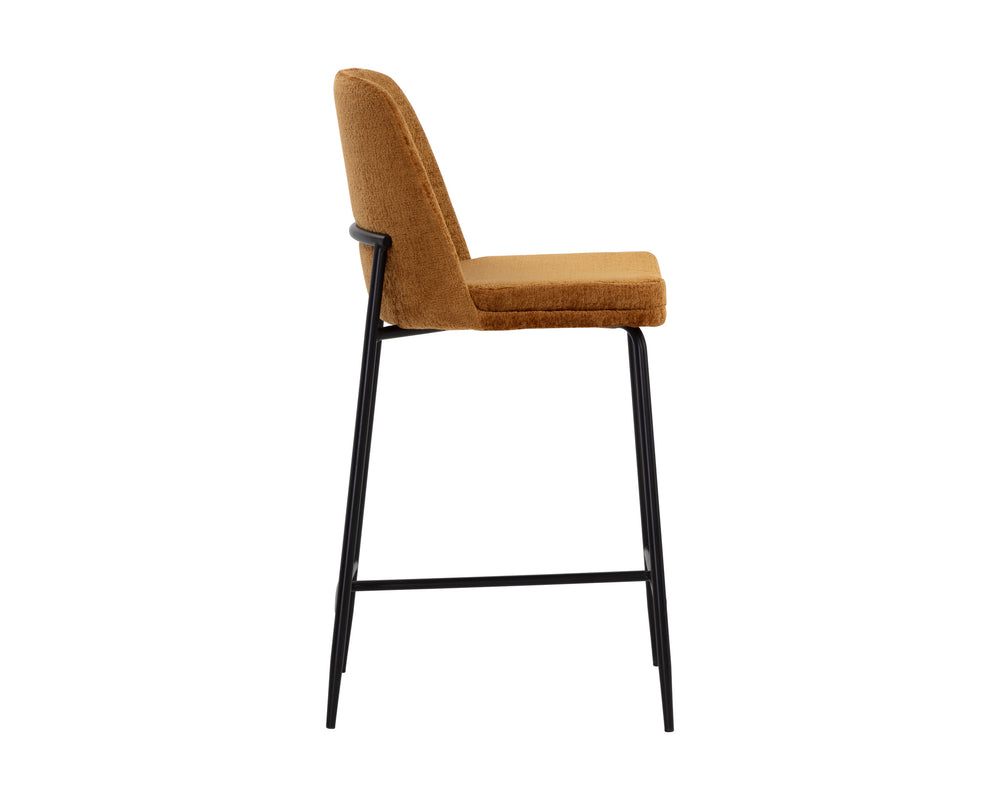 ZEKE COUNTER STOOL - BLACK - BERGEN MARMALADE