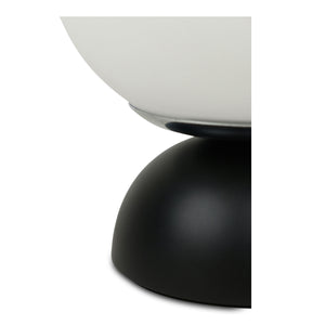 Ovi Table Lamp with Opal Glass Globe