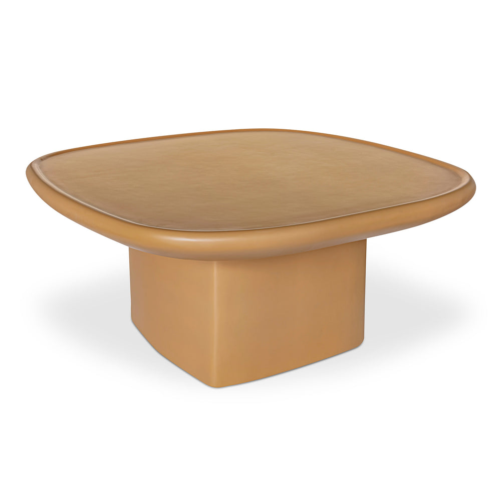 Moe's Manon Outdoor Coffee Table in Deep Yellow