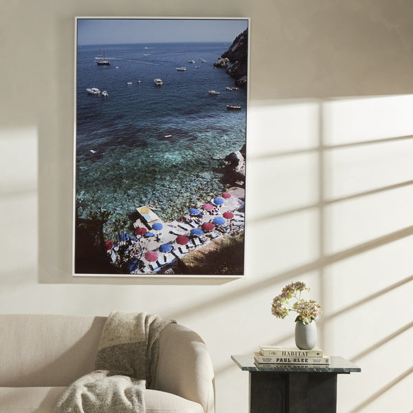 Porto Ercole Beach (32" X 48") In Slim Aarons's Showcase In Photography Art