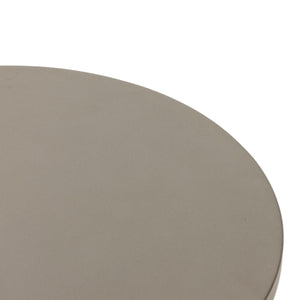 Huron Outdoor End Table In Textured Flint