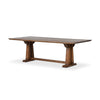 Ashwin Dining Table in Brown Oak