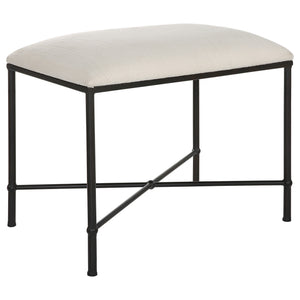 Avenham Small Black Framed Bench