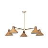 Cullen Chandelier In Natural Walnut