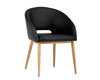 Thatcher Dining Chair - Antique Brass - Onyx