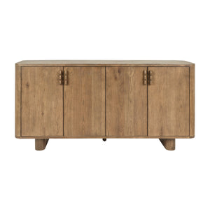 Tacoma Solid Wood 4Dr Sideboard in Tawny Brown