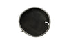 Graven Table Top Bowl, Black and Stainless Steel