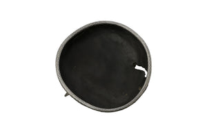 Graven Table Top Bowl, Black and Stainless Steel