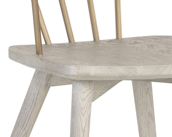 DEMI DINING ARMCHAIR - GREY