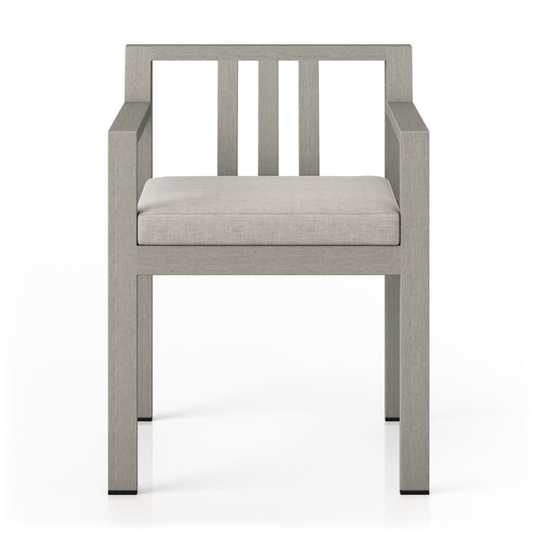 Monterey Outdoor Dining Armchair In Grey