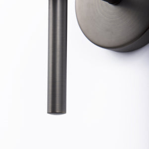 Boltern II 6x12 Black Toned Glass Globe Wall Sconce