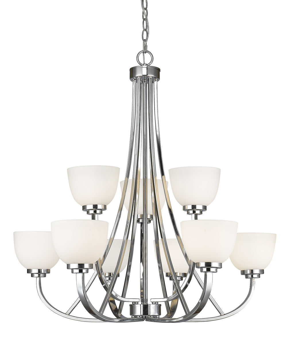 Ashton 9 Light Chandelier in Chrome  Finish