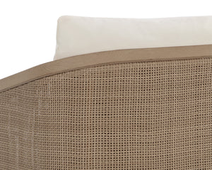 PALERMO DINING CHAIR - DRIFT BROWN - STINSON CREAM