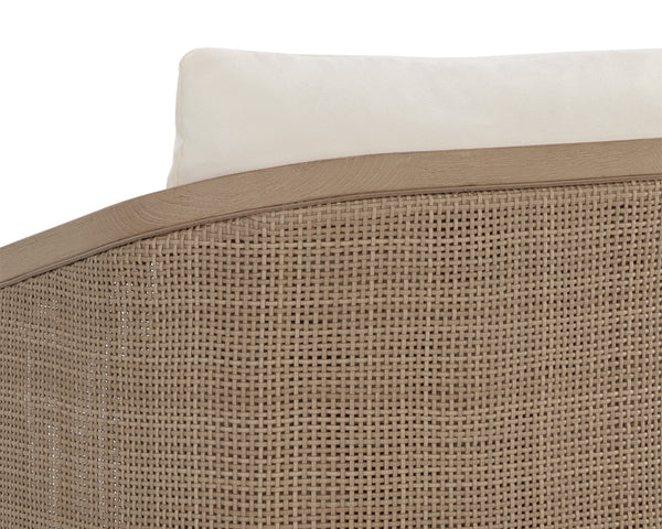 PALERMO DINING CHAIR - DRIFT BROWN - STINSON CREAM