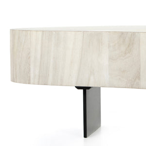 Avett Coffee Table Tall Piece In Bleached