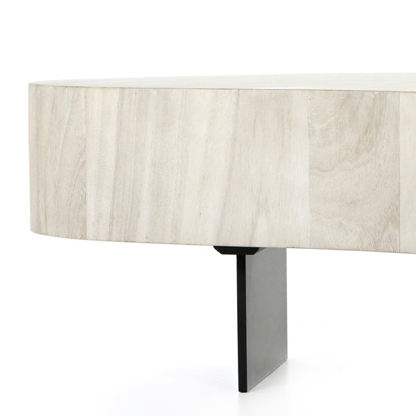 Avett Coffee Table Tall Piece In Bleached