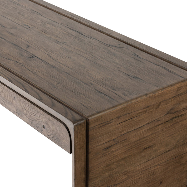 Henry Desk In Rustic Grey Veneer