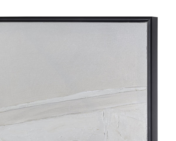 Breaking Barriers - 60" X 60" - Black Floater Frame