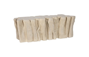 Freeform Root Bench, Roman Stone