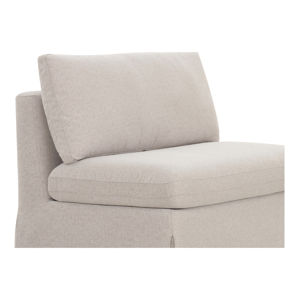 Moe's Fable Beige Slipcover Dining Chair