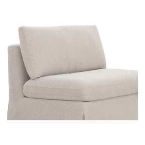 Moe's Fable Beige Slipcover Dining Chair