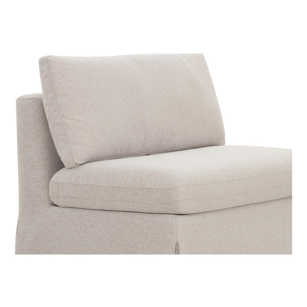 Moe's Fable Beige Slipcover Dining Chair