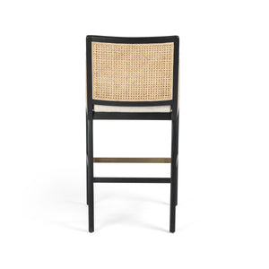 Antonia Cane Stool-Savile Flax-Bar