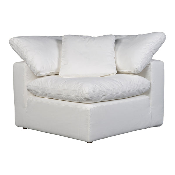 Moe's Terra Condo Corner Chair in Cream White