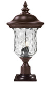 Armstrong Outdoor Post Mount Light in Bronze Finish