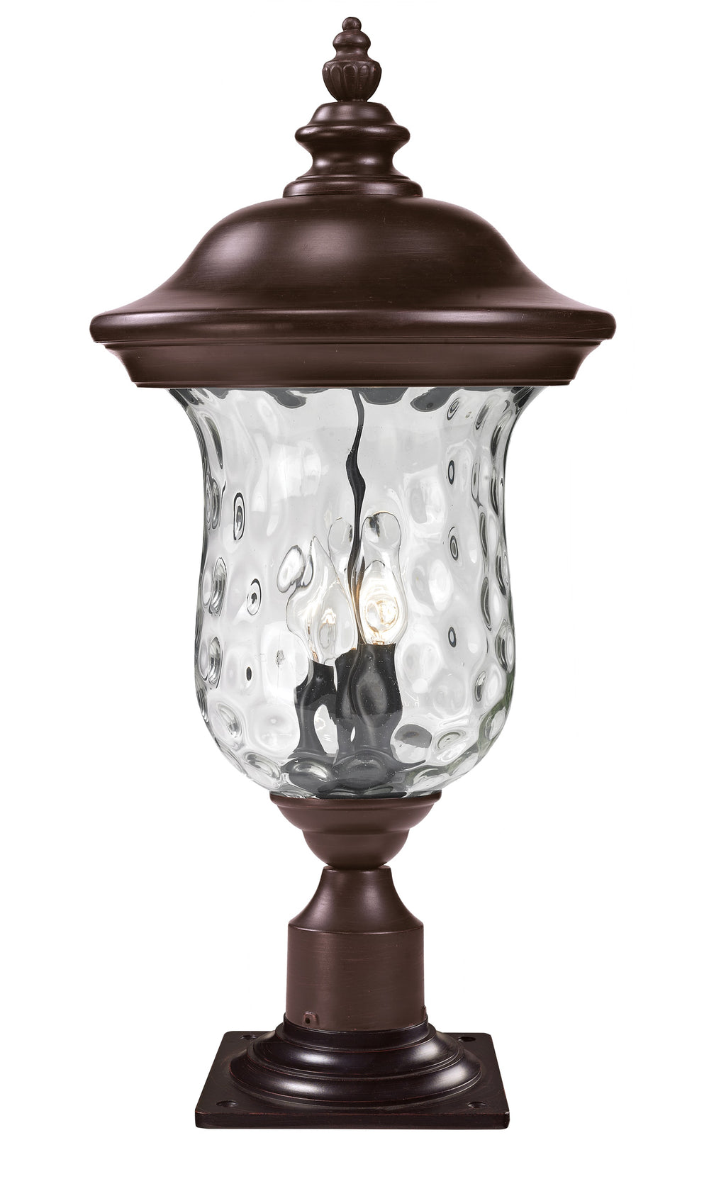 Armstrong Outdoor Post Mount Light in Bronze Finish