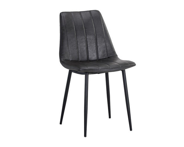 Drew Dining Chair - Black - Bravo Portabella