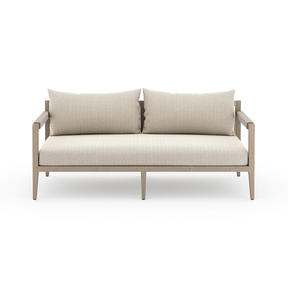 Sherwood Outdoor Sofa In 63" In Brown/Faye San