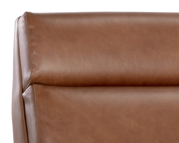 BRANDON RECLINER - SHALIMAR TOBACCO LEATHER