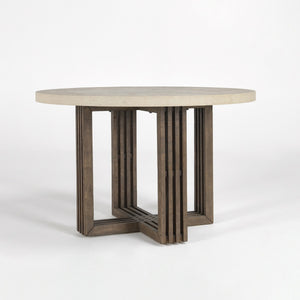 Aspen 47" Reclaimed Pine Dining Table - Distressed Brown