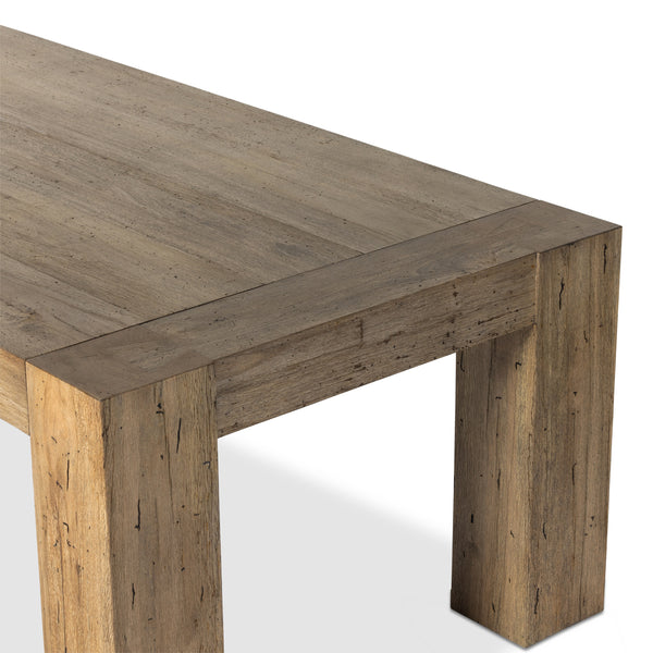 Abaso Dining Table 108" In Rustic Wormwood