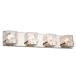 Wiltshire 4 Light Wall Light in Polished Nickel