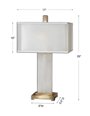 Athanas Alabaster Lamp