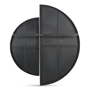 Meridian Wall Décor Black with Oxidized Patina