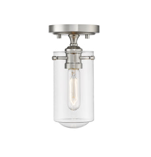Delaney 1 Light Flush Mount in Brushed Nickel Finish