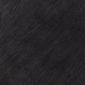 Merla Wood End Table In Tall In Black Wash Ash