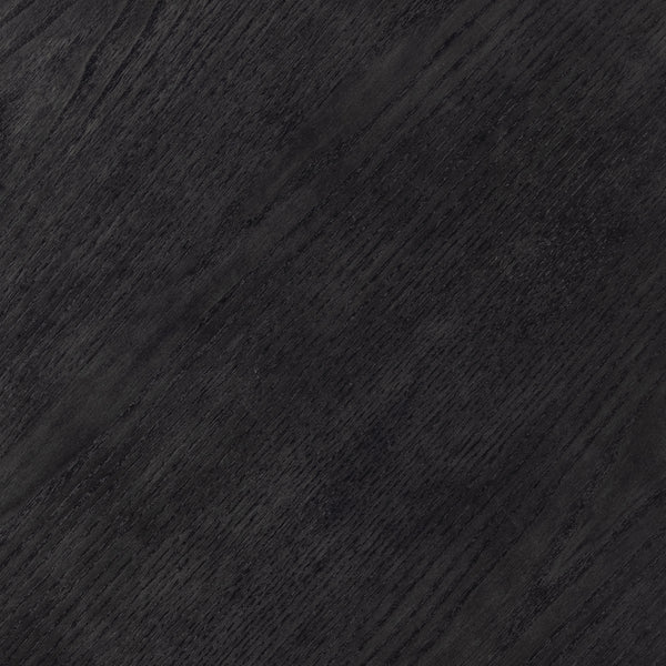 Merla Wood End Table In Tall In Black Wash Ash