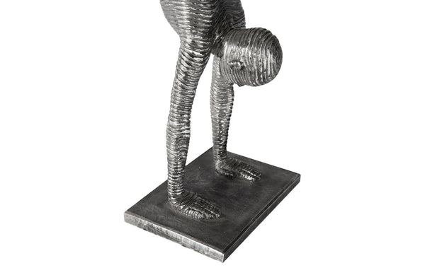 Handstand Sculpture, Aluminum, Smallall